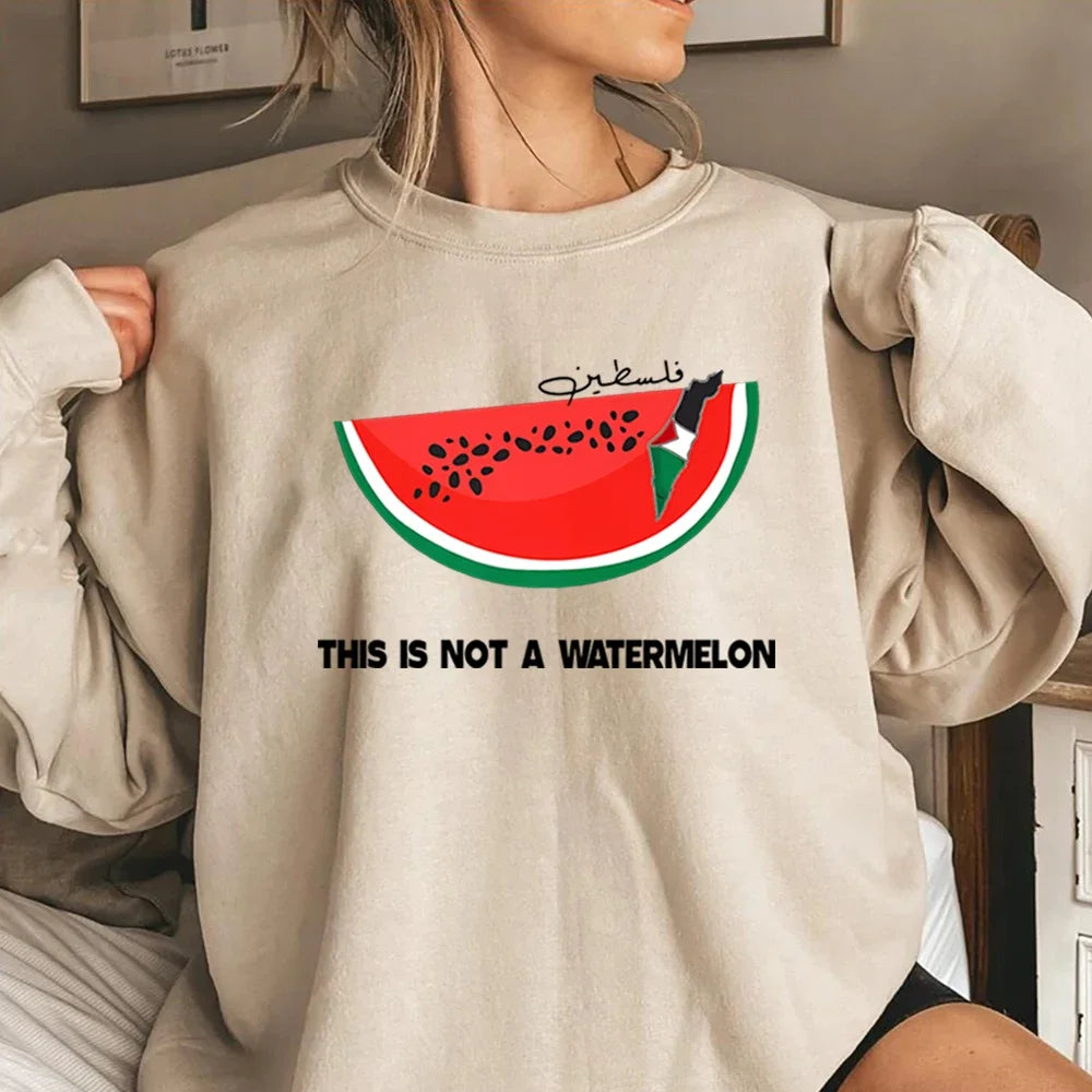 This Is Not A Watermelon Sweatshirt "Ceci N'est Pas Une Pastèque"  Hoodie