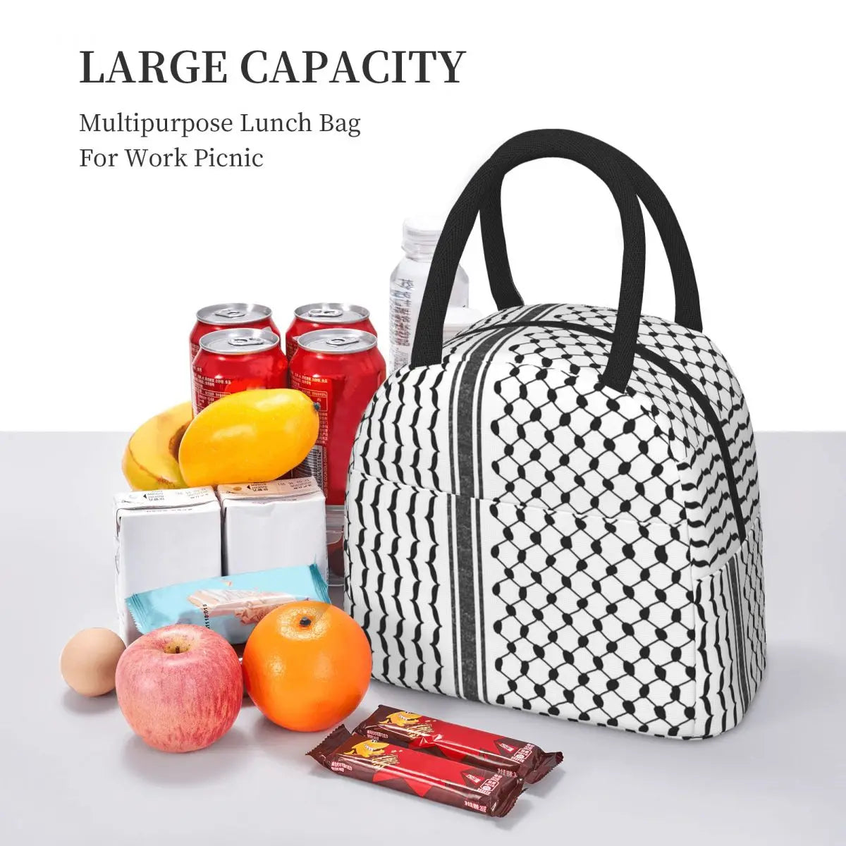 Hattah (Keffiyeh)  Lunch Bag for Kids School Cooler