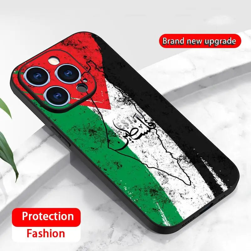 Palestine's map peace pattern Phone Case For iPhone Shockproof Cover
