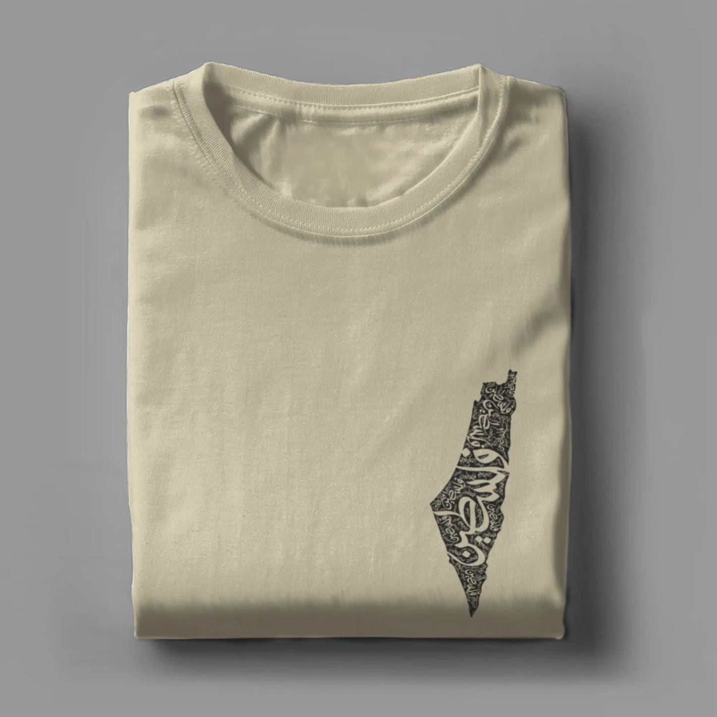 Palestine Map White And Black T Shirt