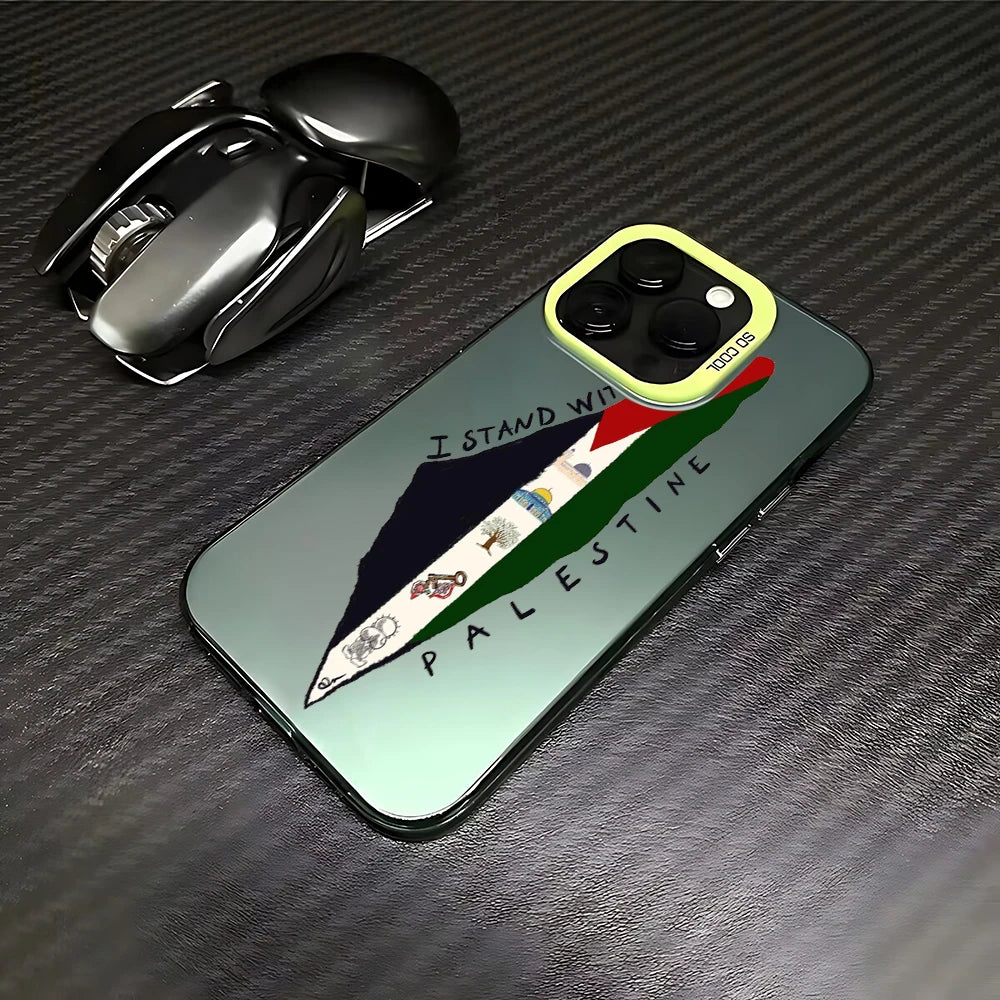 Phone Case Palestine's iPhone Candy Matte Shockproof Back Cover