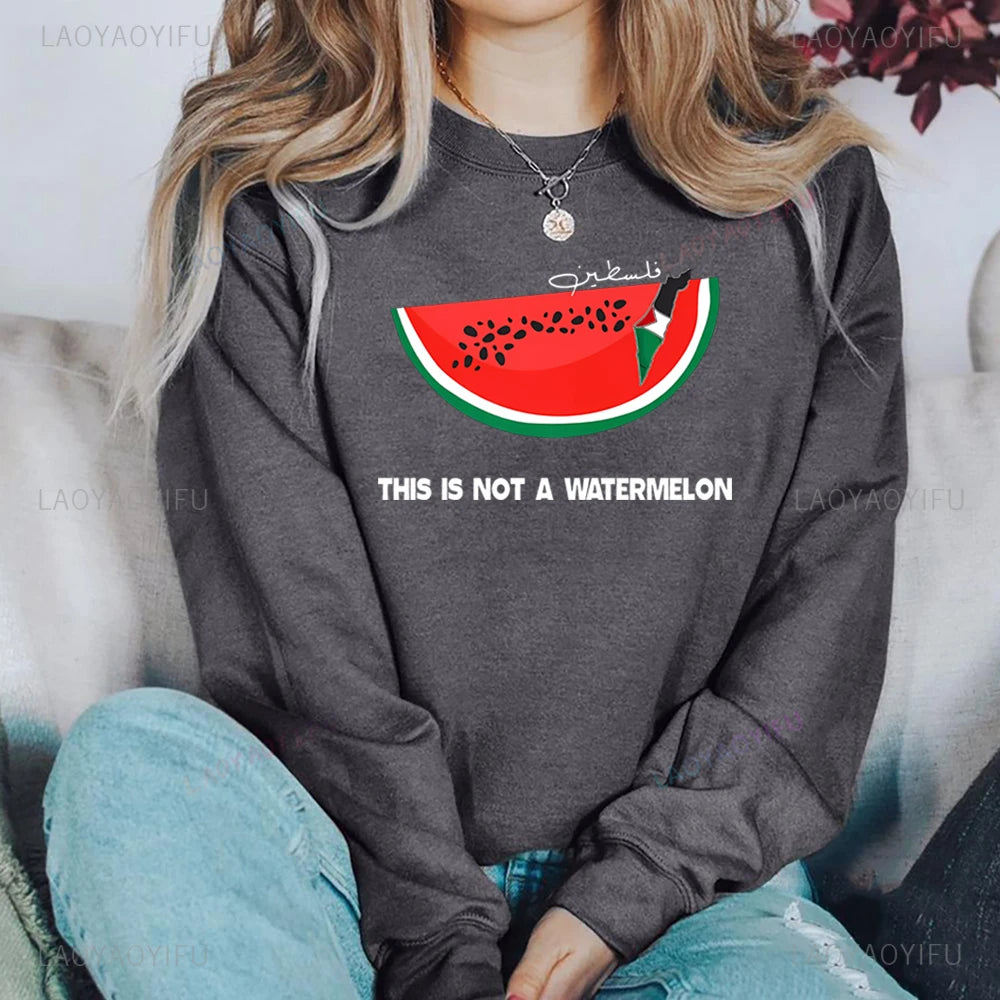 This Is Not A Watermelon Sweatshirt "Ceci N'est Pas Une Pastèque"  Hoodie