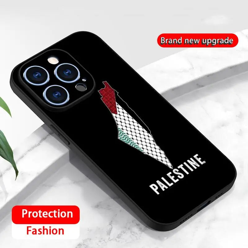 Palestine's map peace pattern Phone Case For iPhone Shockproof Cover