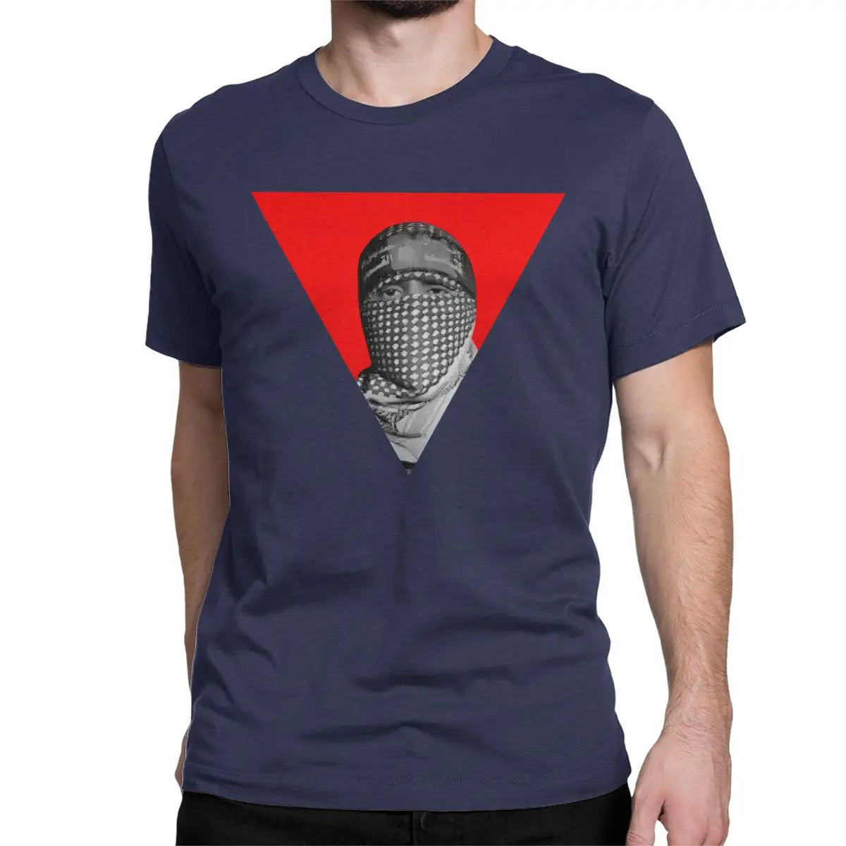 Pure cotton Hatta Kufiya T Shirts Short Sleeve Tops Plus Size