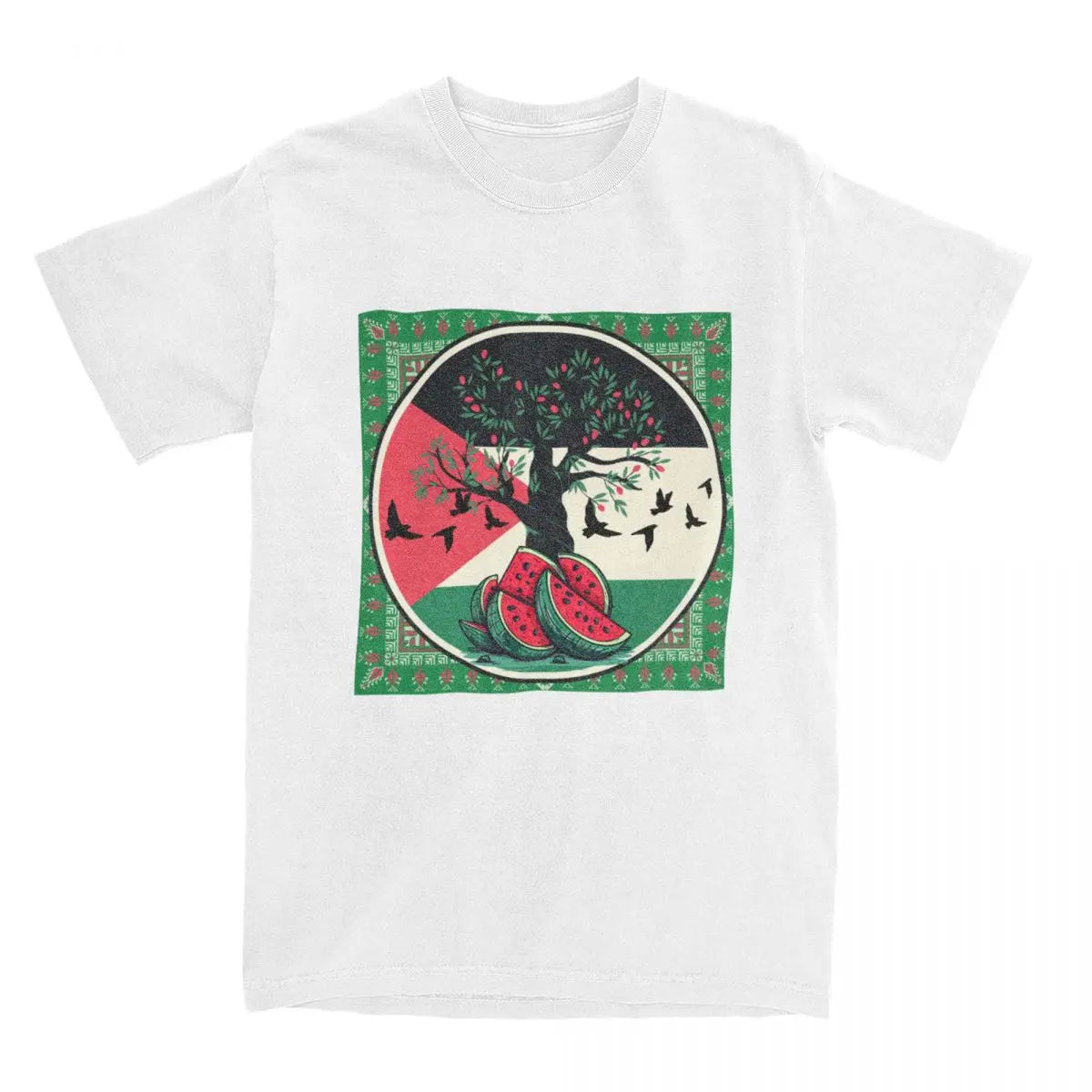 T-Shirts Palestine Watermelon 100% Cotton