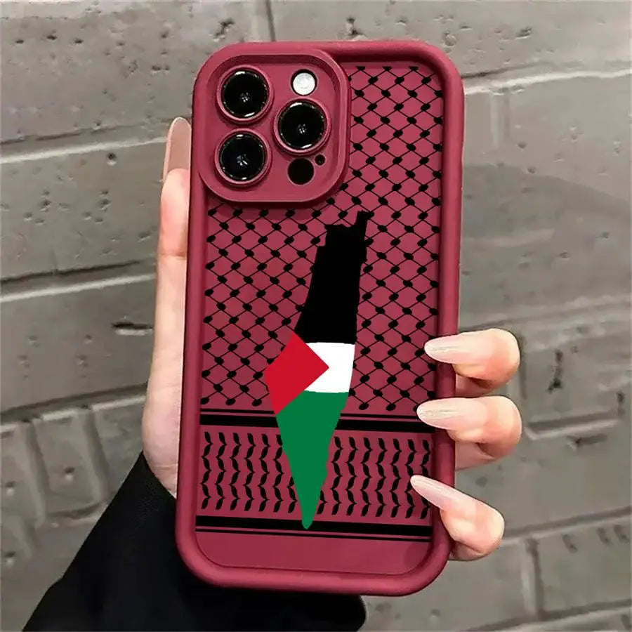high quality Hattah Keffiyeh Phone Case for Apple iPhone TPU Soft Cover