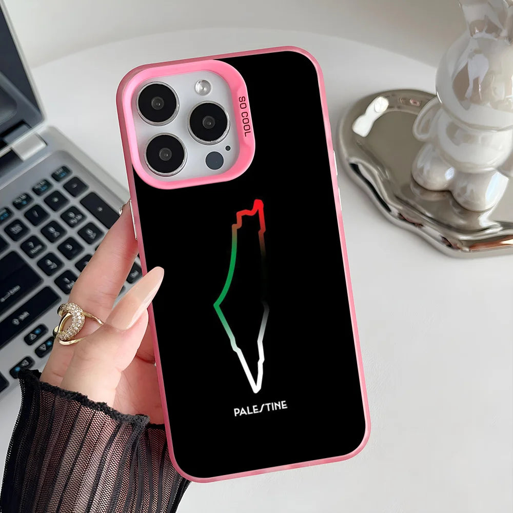 Palestine Flag MAP Phone Case For IPhone
