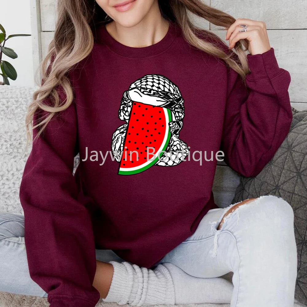This Is Not A Watermelon Sweatshirt "Ceci N'est Pas Une Pastèque"