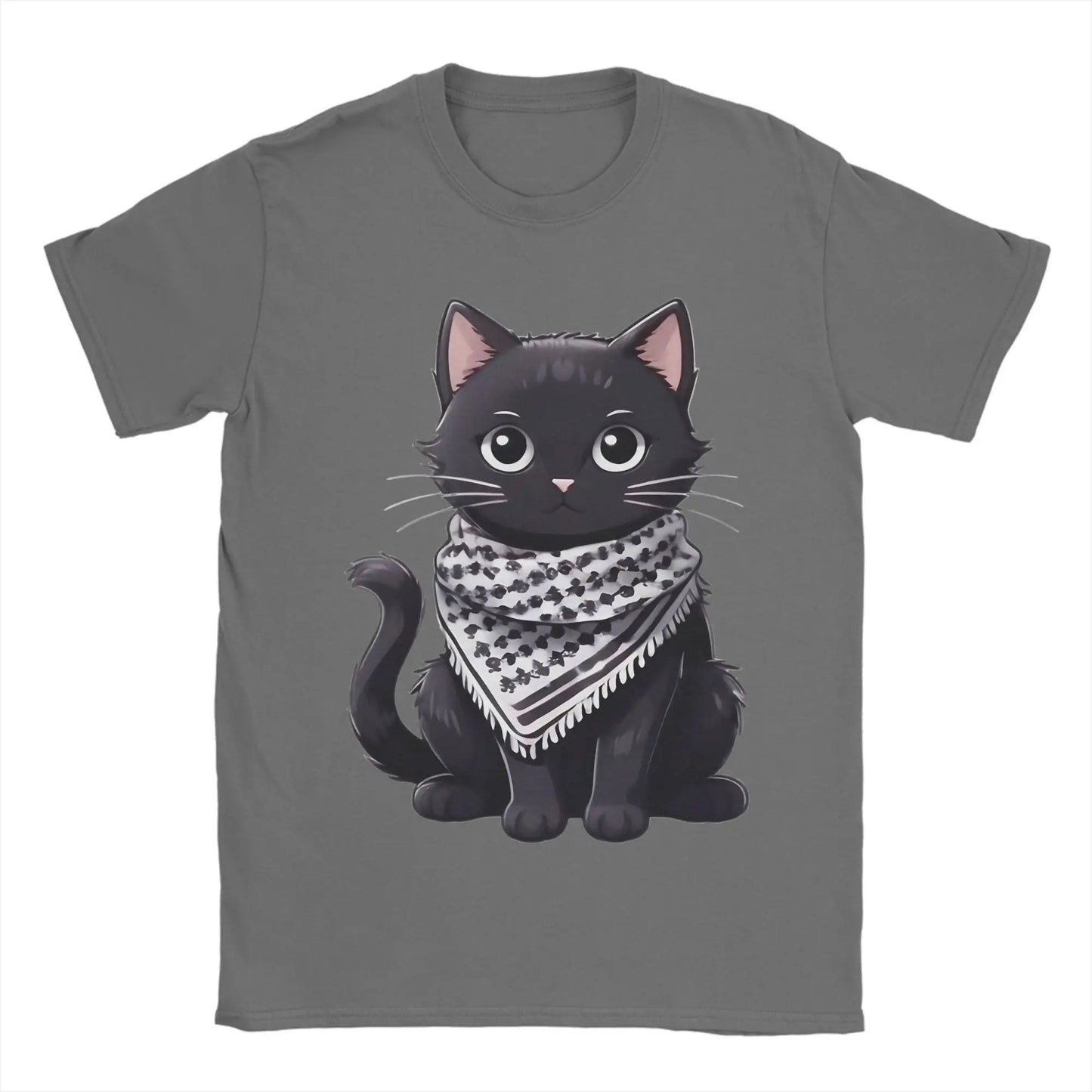 Palestine Cat Wearing the keffiyeh T-Shirts