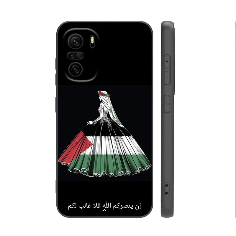Palestine Flag MAP  Phone Case For Xiaomi POCO F3 X3 NFC X4 GT F5 F6 F7 M3 M4 M6 M7 X5 X7 Pro C40 C65 F4 M5 5G Cover