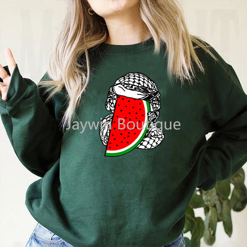 This Is Not A Watermelon Sweatshirt "Ceci N'est Pas Une Pastèque"