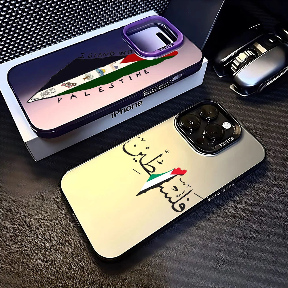 Phone Case Palestine's iPhone Candy Matte Shockproof Back Cover