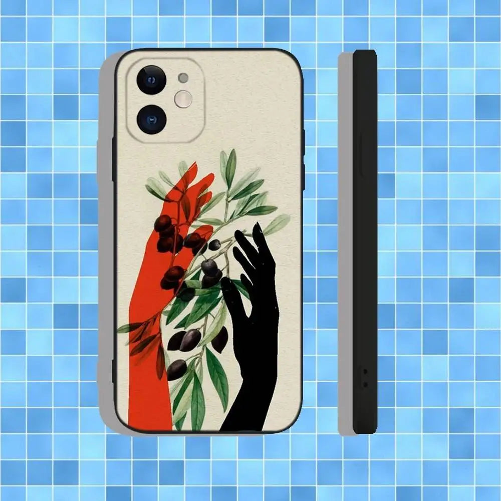 Embroidery. Flag Palestine's Phone Case For iPhone