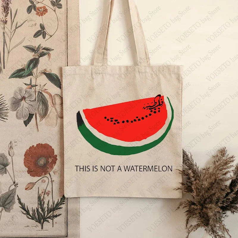 This Is Not A Watermelon Pattern  Shopping Bag