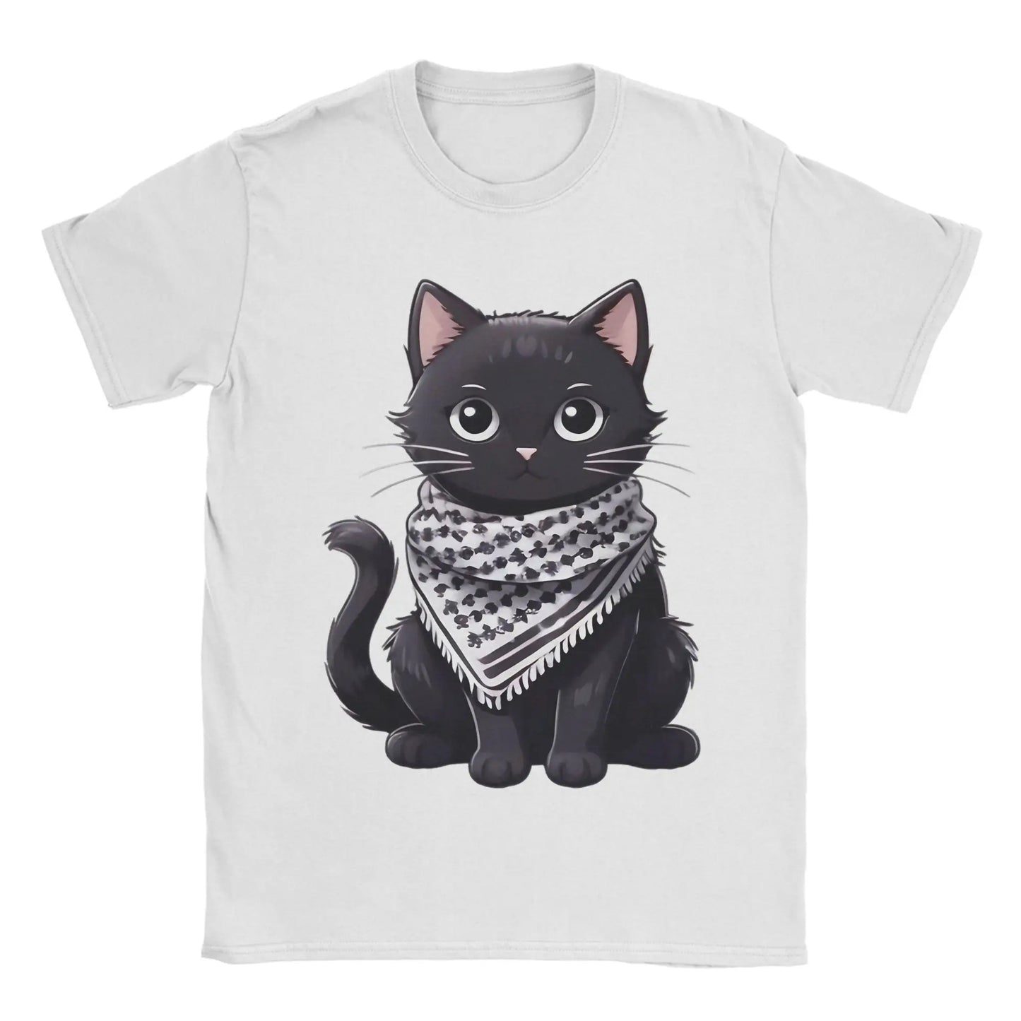 Palestine Cat Wearing the keffiyeh T-Shirts
