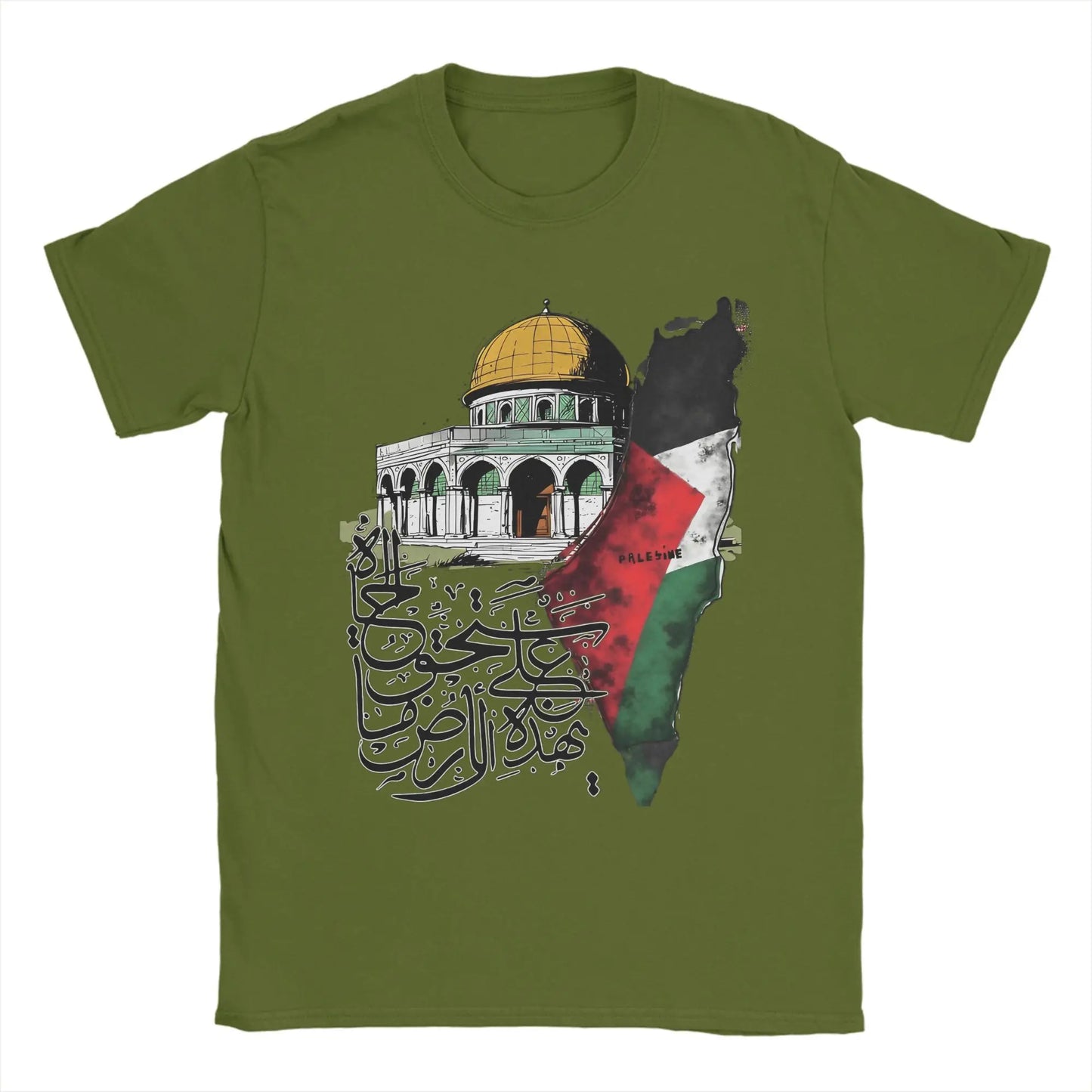 Vintage Palestine Map T-Shirts