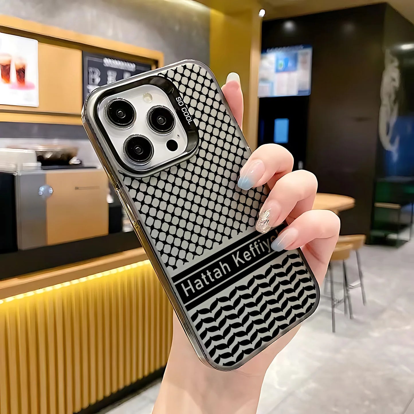 Shockproof Back Cover Phone Case For Hattah Keffiyeh iPhone