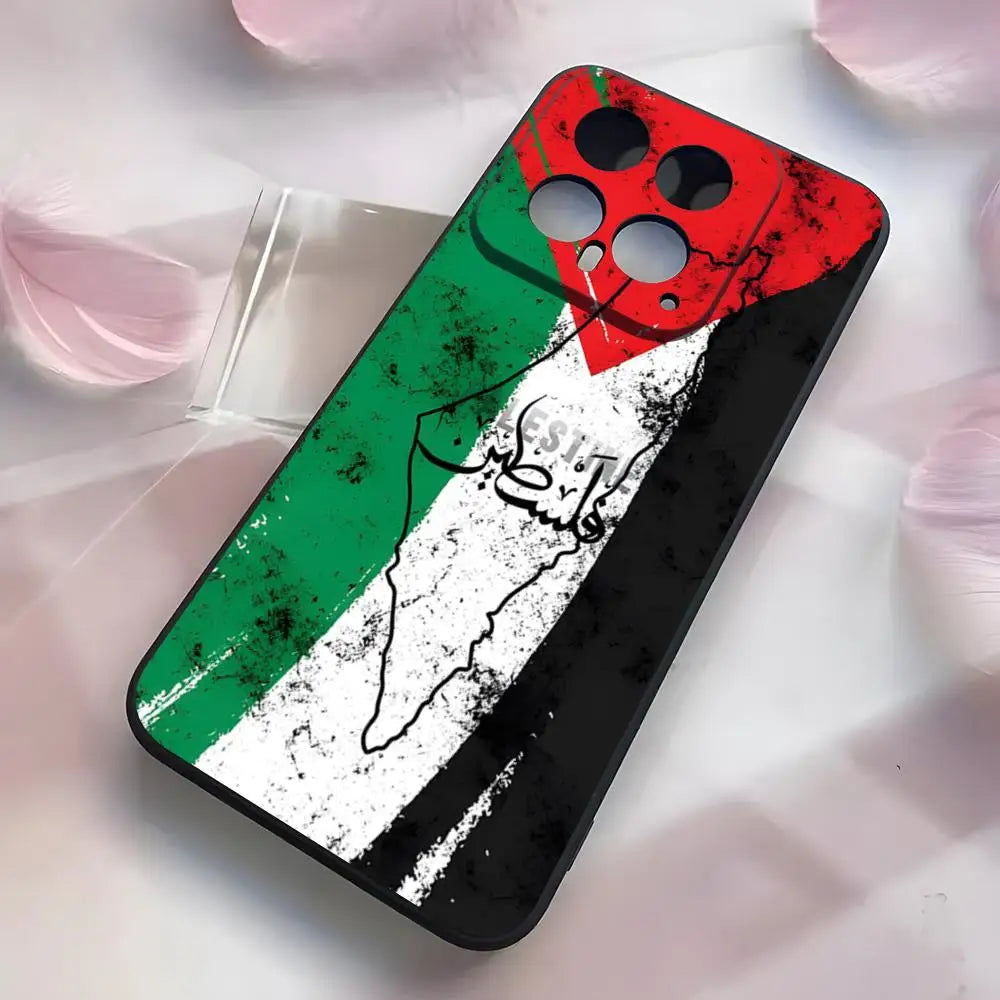 Palestine Flag Phone Case For Xiaomi 15 14 13 12 11 T Lite Ultra Redmi Note 14 13 12 Pro ProPlus 12 10 C 5G Cover