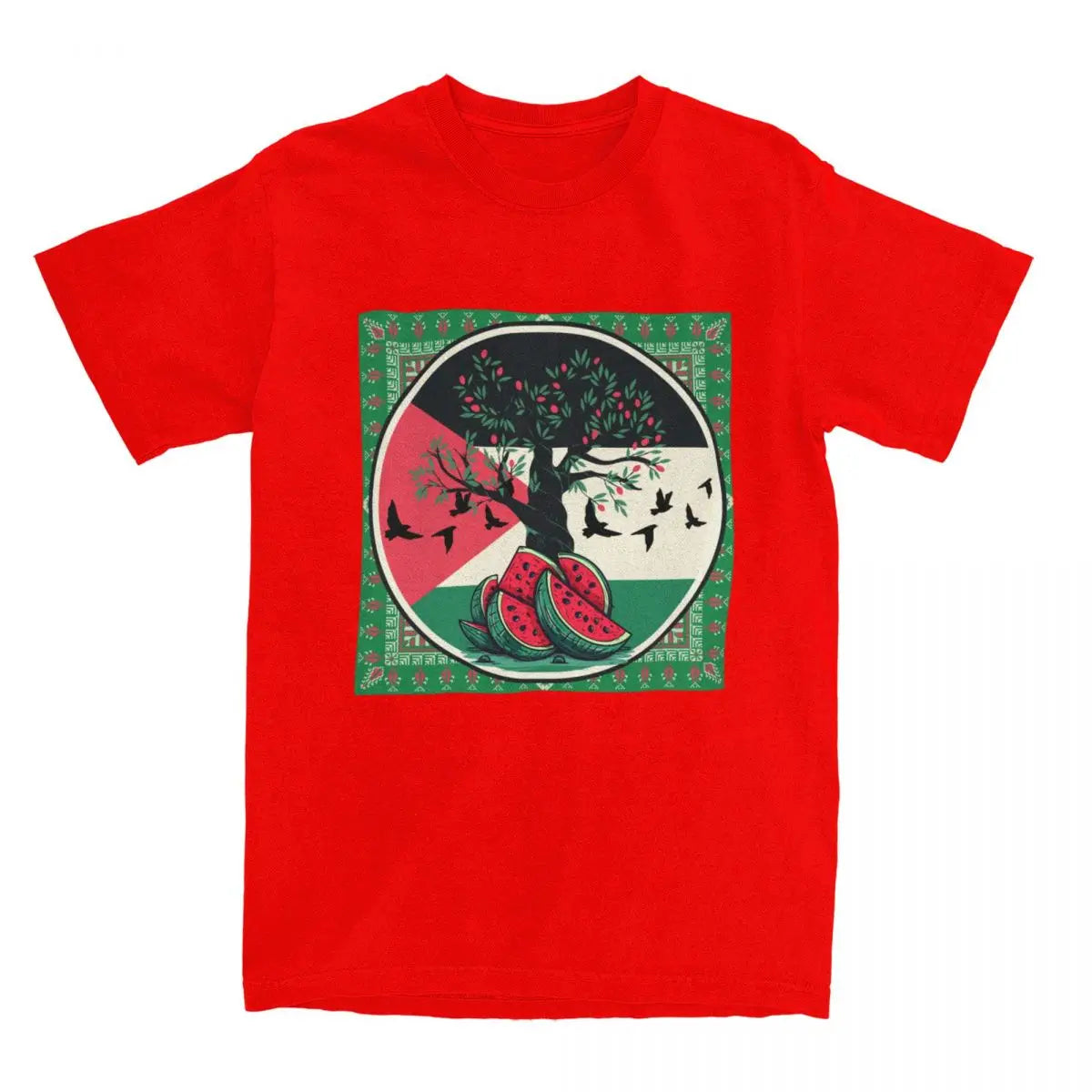 T-Shirts Palestine Watermelon 100% Cotton