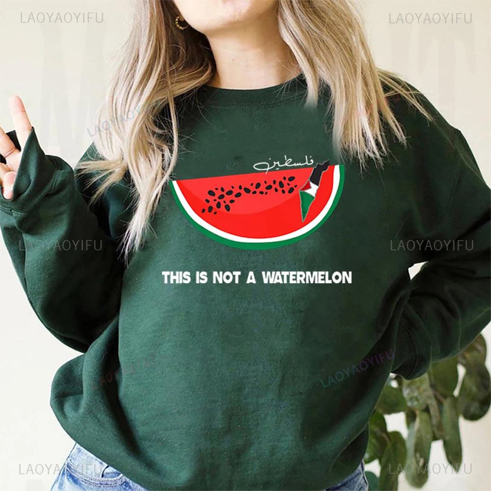 This Is Not A Watermelon Sweatshirt "Ceci N'est Pas Une Pastèque"  Hoodie