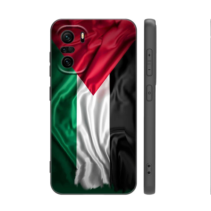 Palestine Flag MAP  Phone Case For Xiaomi POCO F3 X3 NFC X4 GT F5 F6 F7 M3 M4 M6 M7 X5 X7 Pro C40 C65 F4 M5 5G Cover