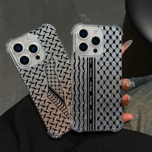 Fashion Hattah Keffiyeh Phone Case For iPhone Clear Back Cover