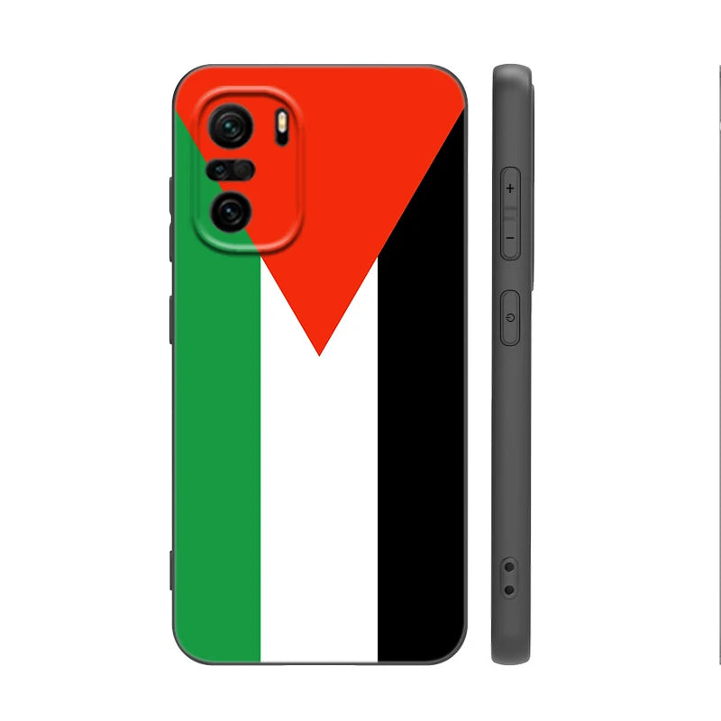 Palestine Flag MAP  Phone Case For Xiaomi POCO F3 X3 NFC X4 GT F5 F6 F7 M3 M4 M6 M7 X5 X7 Pro C40 C65 F4 M5 5G Cover