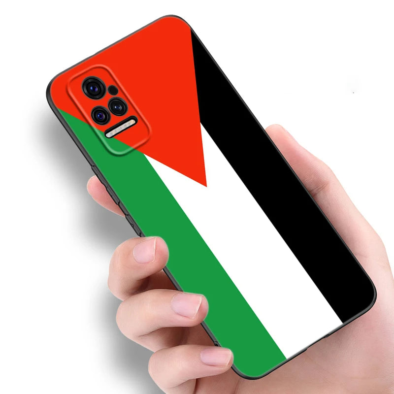 Palestine Flag MAP  Phone Case For Xiaomi POCO F3 X3 NFC X4 GT F5 F6 F7 M3 M4 M6 M7 X5 X7 Pro C40 C65 F4 M5 5G Cover