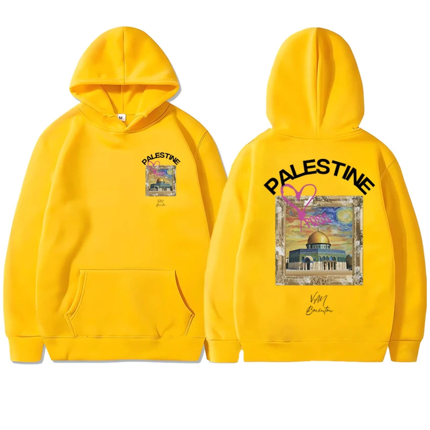 2025 Palestine New Double-Sided print Graphic Hoodies