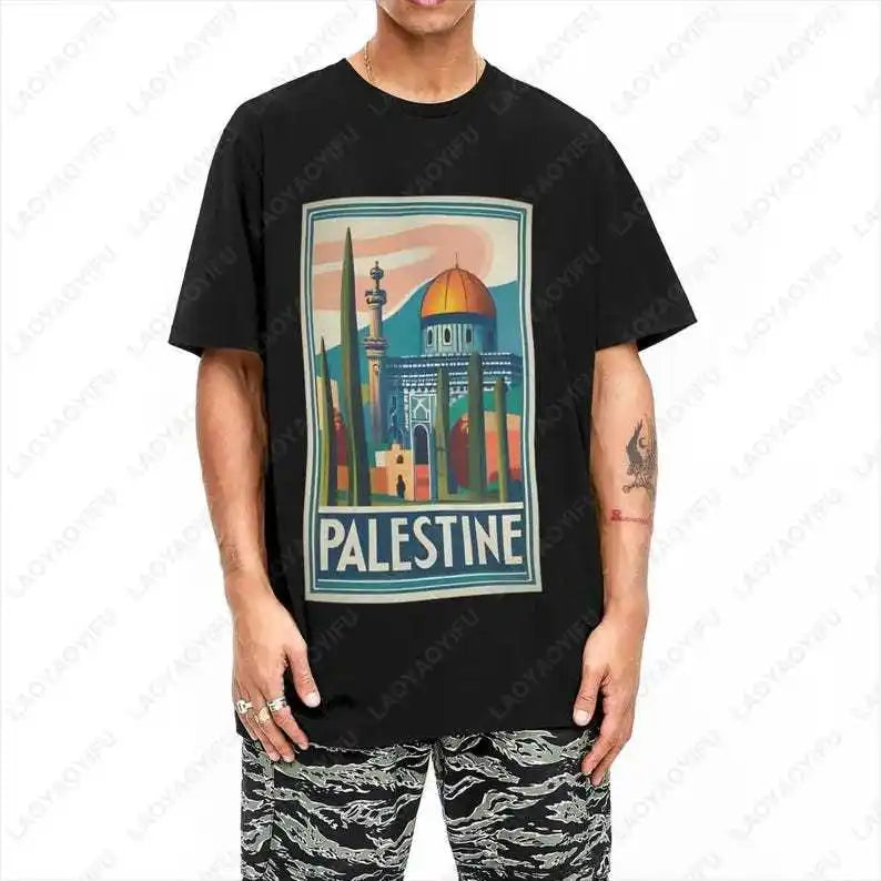Palestine O-neck  T-Shirt
