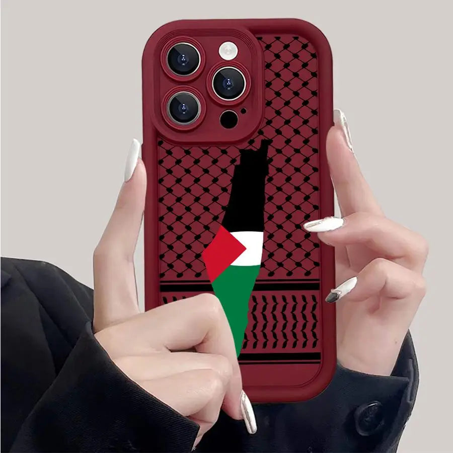 high quality Hattah Keffiyeh Phone Case for Apple iPhone TPU Soft Cover