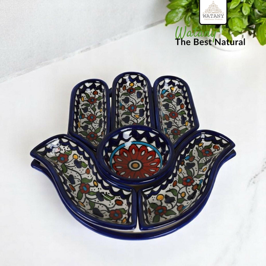 Palestinian Nuts Tray Hand 32×32×10 cm