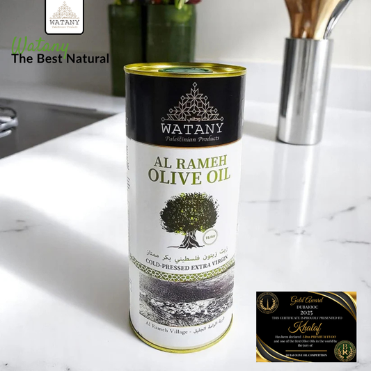 Palestinian Olive Oil from Al Rameh – WATANY Extra Virgin Olive Oil