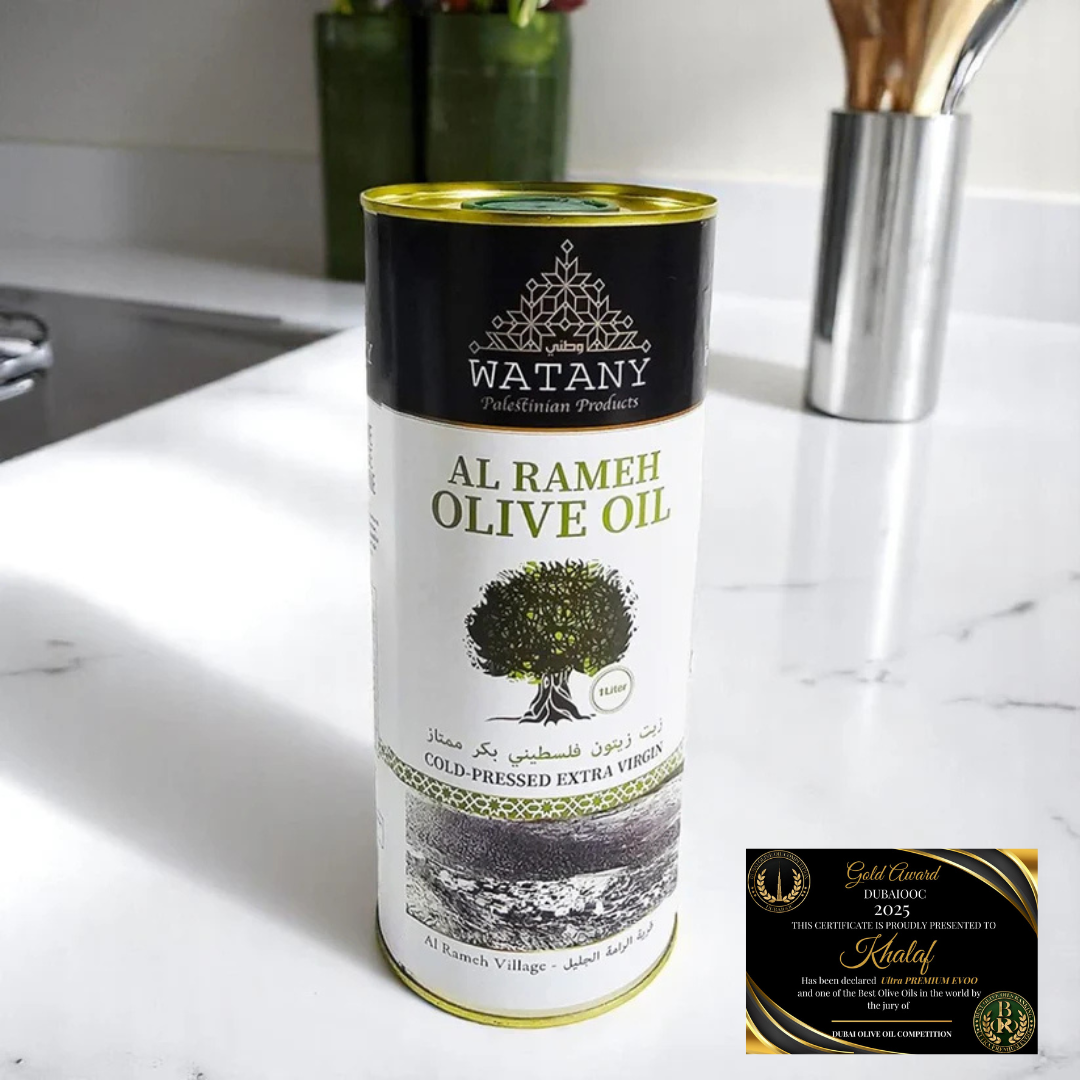 Palestinian Olive Oil from Al Rameh – WATANY Extra Virgin Olive Oil
